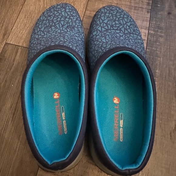 Merrell Encore Maze Women’s Turquoise SZ 6.5 Slip On Mule Clog - Picture 5 of 7